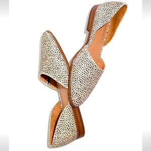 The Marisa d'Orsay Flat in Spotted Calf Hair